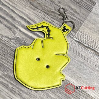 Bug Man Button Holder Keychain